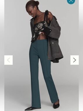 Anthropologie Maeve “The Poppy” Kick-Flare Full-Length Trouser
